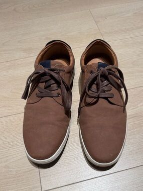 Men's Brown Leather Lace-up Shoe (Call it Spring, Size 10.5)